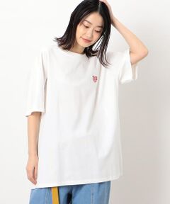 ハートロゴ 半袖ロングＴシャツ