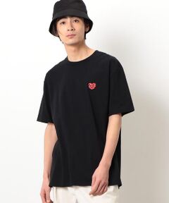 Purple&Yellow / パープルアンドイエロー Tシャツ | ハートロゴ 半袖ロングＴシャツ