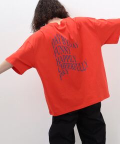 メッセージプリント ビッグ半袖Ｔシャツ