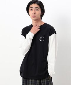 サークルプリント 長袖Ｔシャツ