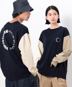 サークルプリント 長袖Ｔシャツ