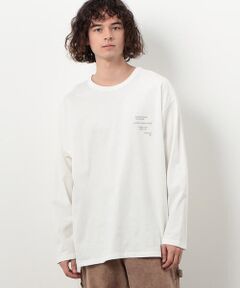 メッセージプリントロング長袖Ｔシャツ