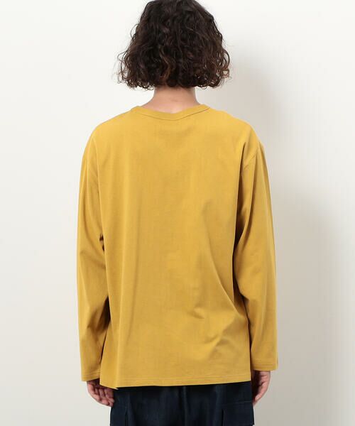 Purple&Yellow / パープルアンドイエロー Tシャツ | メッセージプリントロング長袖Ｔシャツ | 詳細23