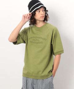 メッセージエンボス 半袖ラグランＴシャツ