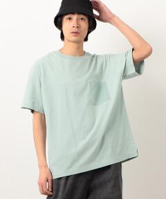 バックロゴプリント 布帛切替 半袖Ｔシャツ