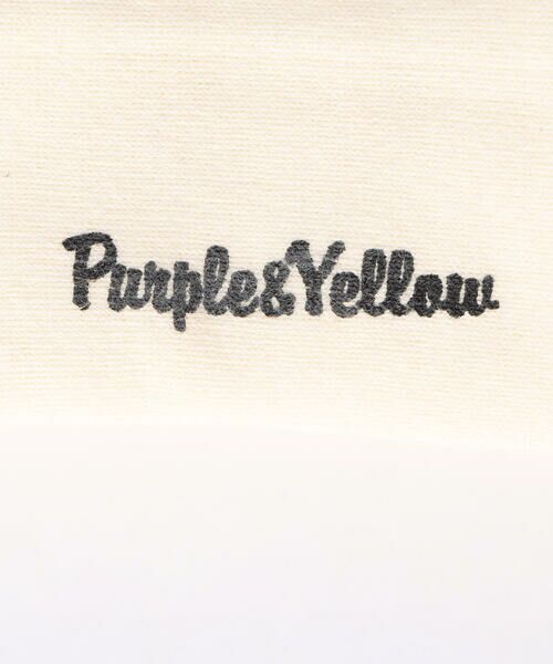 Purple&Yellow / パープルアンドイエロー ソックス | ラインリブショートソックス | 詳細3