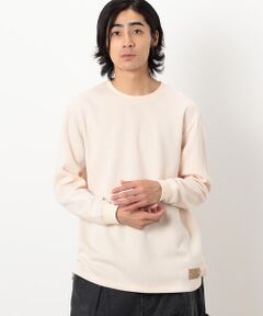 裏起毛ワッフル長袖Ｔシャツ