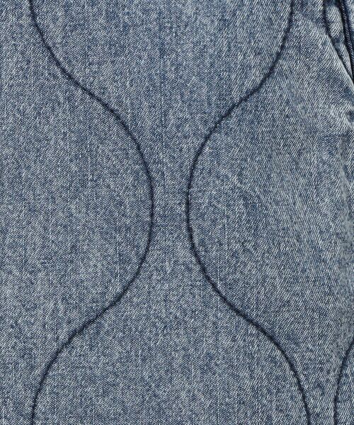 Purple&Yellow / パープルアンドイエロー ブルゾン | デニムキルティングノーカラーブルゾン | 詳細20