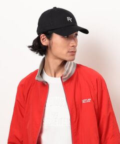 Purple&Yellow / パープルアンドイエロー キャップ | コットンツイル／ツイルピグメント加工 ロゴ刺繍ローキャップ