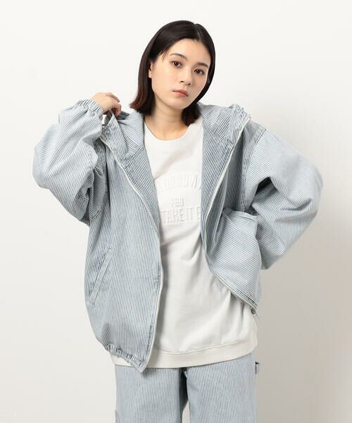 Purple&Yellow / パープルアンドイエロー ブルゾン | ホワイトブリーチヒッコリーブルゾン | 詳細11