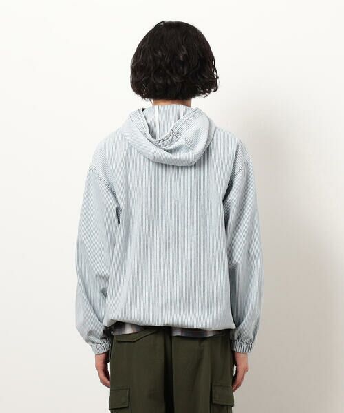 Purple&Yellow / パープルアンドイエロー ブルゾン | ホワイトブリーチヒッコリーブルゾン | 詳細15