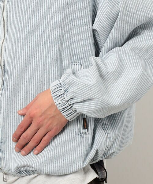 Purple&Yellow / パープルアンドイエロー ブルゾン | ホワイトブリーチヒッコリーブルゾン | 詳細17