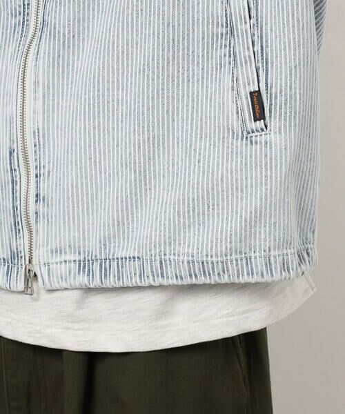 Purple&Yellow / パープルアンドイエロー ブルゾン | ホワイトブリーチヒッコリーブルゾン | 詳細19