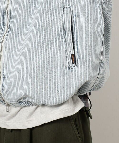 Purple&Yellow / パープルアンドイエロー ブルゾン | ホワイトブリーチヒッコリーブルゾン | 詳細20