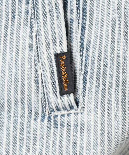 Purple&Yellow / パープルアンドイエロー ブルゾン | ホワイトブリーチヒッコリーブルゾン | 詳細21