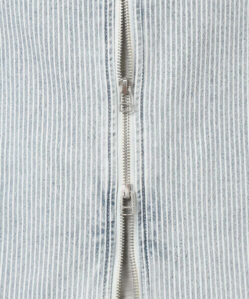 Purple&Yellow / パープルアンドイエロー ブルゾン | ホワイトブリーチヒッコリーブルゾン | 詳細23