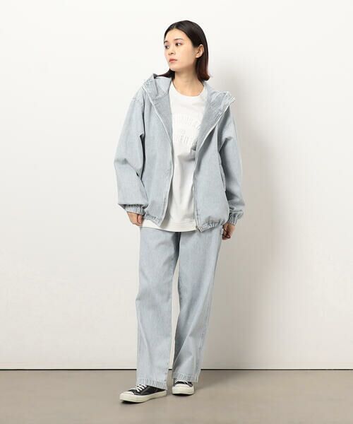 Purple&Yellow / パープルアンドイエロー ブルゾン | ホワイトブリーチヒッコリーブルゾン | 詳細8