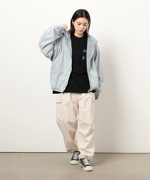 Purple&Yellow / パープルアンドイエロー ブルゾン | ホワイトブリーチヒッコリーブルゾン | 詳細9