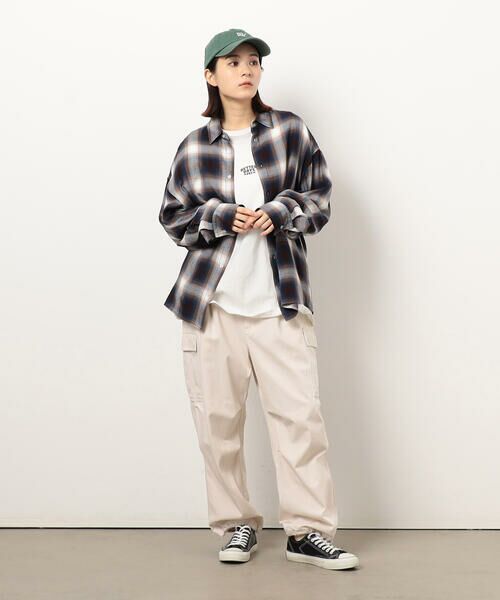 Purple&Yellow / パープルアンドイエロー シャツ・ブラウス | オンブレーチェックシャツ | 詳細20