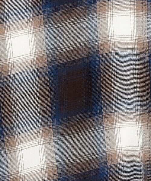 Purple&Yellow / パープルアンドイエロー シャツ・ブラウス | オンブレーチェックシャツ | 詳細24