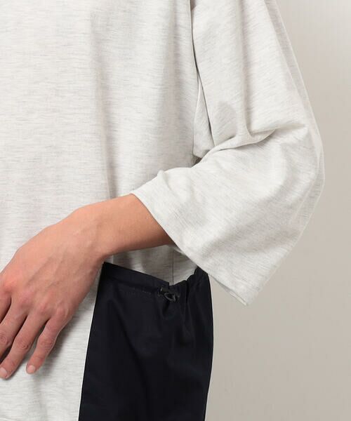 Purple&Yellow / パープルアンドイエロー カットソー | 布帛ポケットハーフジッププルオーバー | 詳細11