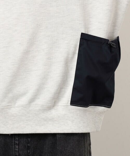 Purple&Yellow / パープルアンドイエロー カットソー | 布帛ポケットハーフジッププルオーバー | 詳細13