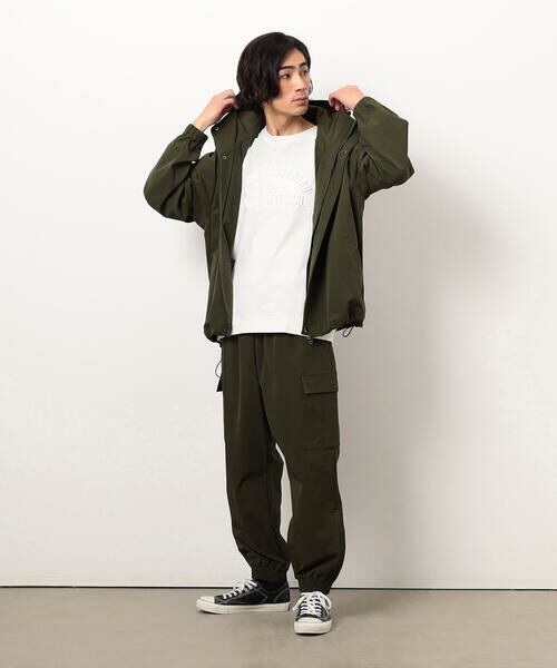 Purple&Yellow / パープルアンドイエロー Tシャツ | メッセージエンボス半袖ラグランＴシャツ | 詳細1