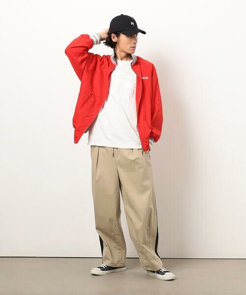 Purple&Yellow / パープルアンドイエロー Tシャツ | メッセージエンボス半袖ラグランＴシャツ | 詳細2