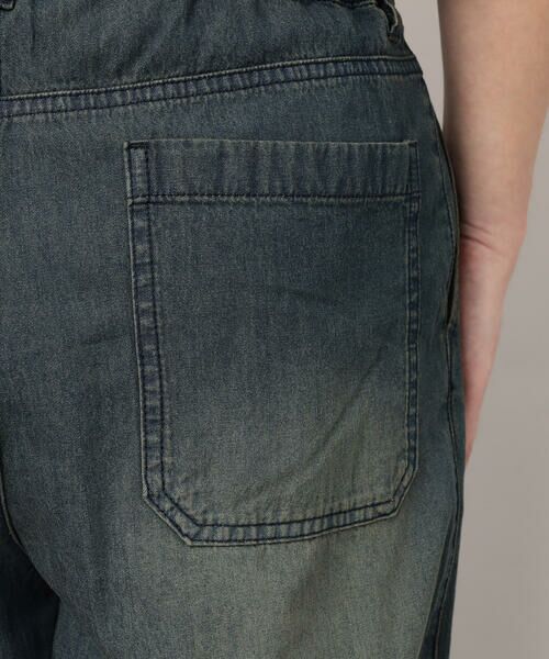 Purple&Yellow / パープルアンドイエロー デニムパンツ | ライトオンスデニムタックワイドパンツ | 詳細13