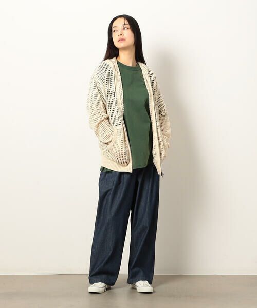 Purple&Yellow / パープルアンドイエロー デニムパンツ | ライトオンスデニムタックワイドパンツ | 詳細19