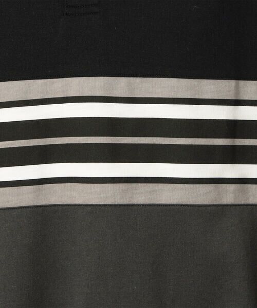 Purple&Yellow / パープルアンドイエロー ポロシャツ | パネルボーダーポロシャツ | 詳細8