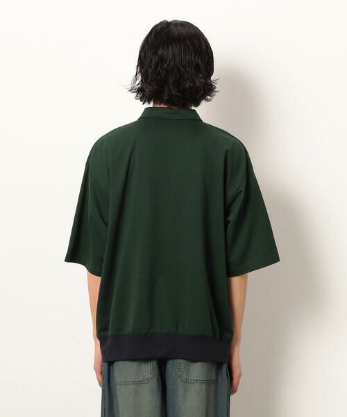 Purple&Yellow / パープルアンドイエロー ポロシャツ | パネルボーダーポロシャツ | 詳細19