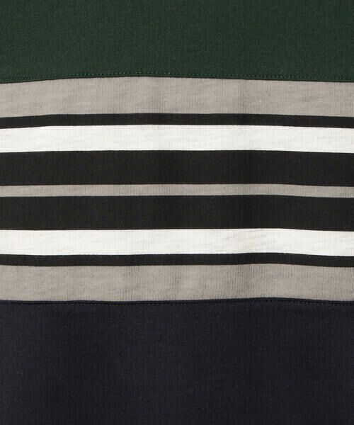 Purple&Yellow / パープルアンドイエロー ポロシャツ | パネルボーダーポロシャツ | 詳細25