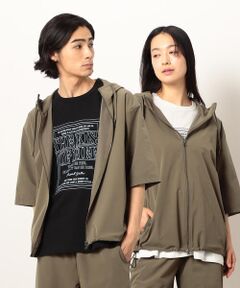 Purple&Yellow / パープルアンドイエロー パーカー | ナイロンストレッチパーカ