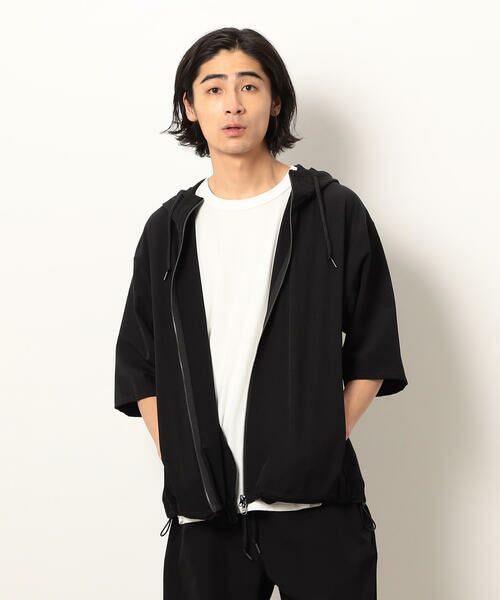 Purple&Yellow / パープルアンドイエロー パーカー | ナイロンストレッチパーカ | 詳細3