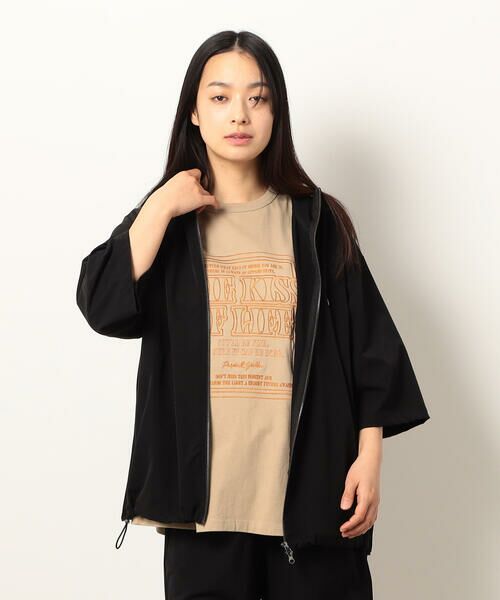 Purple&Yellow / パープルアンドイエロー パーカー | ナイロンストレッチパーカ | 詳細6