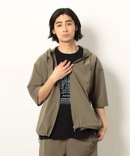 Purple&Yellow / パープルアンドイエロー パーカー | ナイロンストレッチパーカ | 詳細11