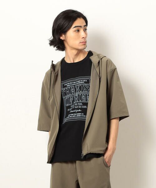 Purple&Yellow / パープルアンドイエロー パーカー | ナイロンストレッチパーカ | 詳細12