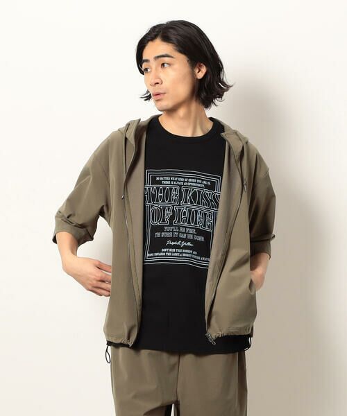 Purple&Yellow / パープルアンドイエロー パーカー | ナイロンストレッチパーカ | 詳細13