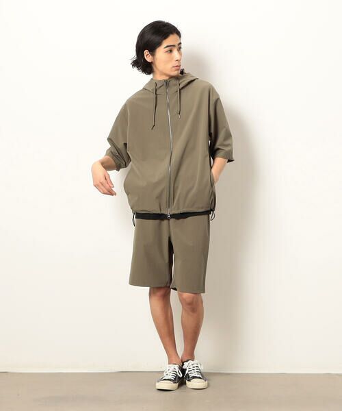 Purple&Yellow / パープルアンドイエロー パーカー | ナイロンストレッチパーカ | 詳細10