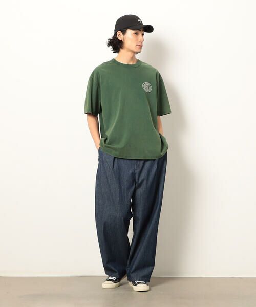 Purple&Yellow / パープルアンドイエロー Tシャツ | フロスト加工プリント半袖Tシャツ | 詳細17