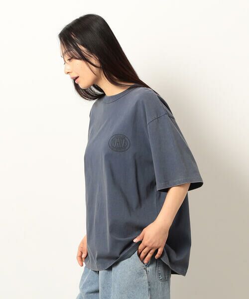 Purple&Yellow / パープルアンドイエロー Tシャツ | フロスト加工プリント半袖Tシャツ | 詳細29