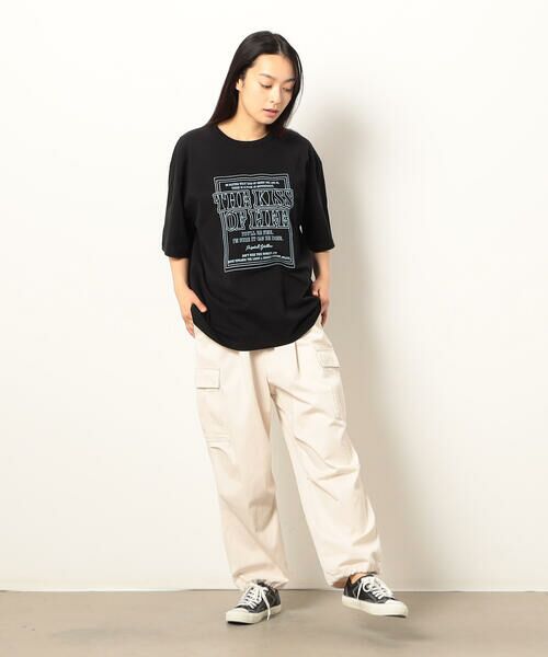 Purple&Yellow / パープルアンドイエロー Tシャツ | メッセージ刺繍半袖Ｔシャツ | 詳細13