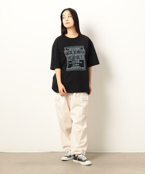 Purple&Yellow / パープルアンドイエロー Tシャツ | メッセージ刺繍半袖Ｔシャツ | 詳細14