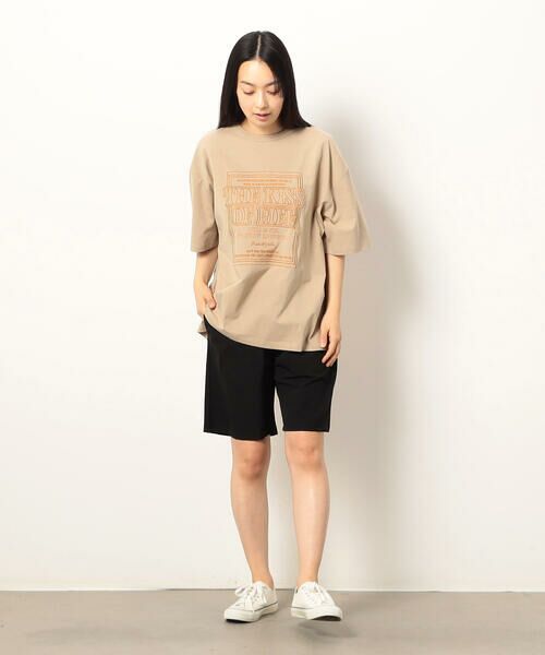 Purple&Yellow / パープルアンドイエロー Tシャツ | メッセージ刺繍半袖Ｔシャツ | 詳細29