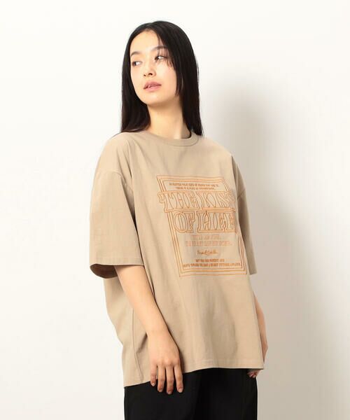 ありがとうございます セール】 メッセージ刺繍半袖Tシャツ （Tシャツ