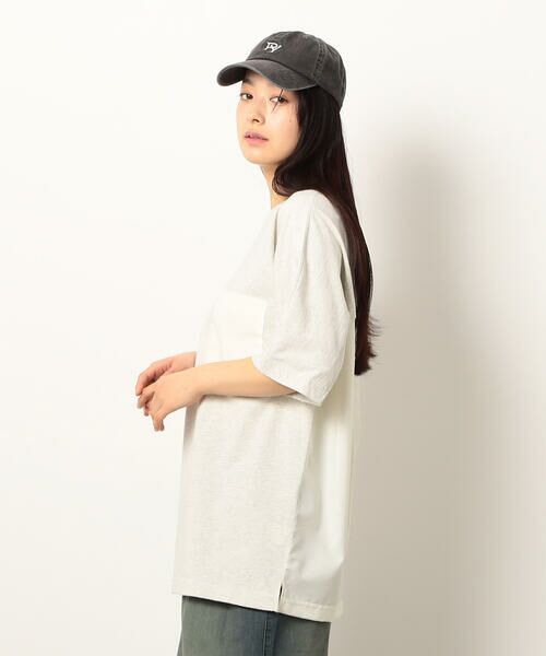 セール】 布帛切り替えバックプリントTシャツ （Tシャツ