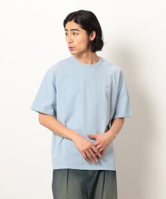 Purple&Yellow / パープルアンドイエロー Tシャツ | ワンポイントハート刺繍半袖Ｔシャツ