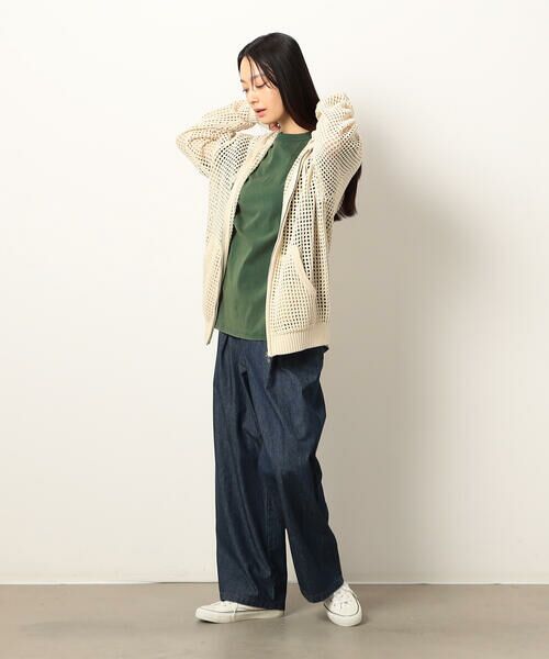 Purple&Yellow / パープルアンドイエロー パーカー | メッシュニットジップパーカ | 詳細13