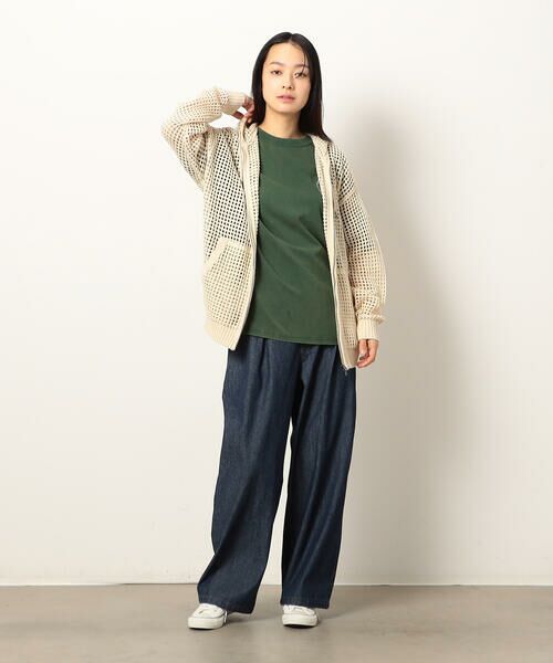 Purple&Yellow / パープルアンドイエロー パーカー | メッシュニットジップパーカ | 詳細14